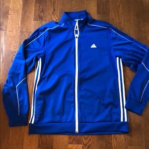 adidas jacket royal blue